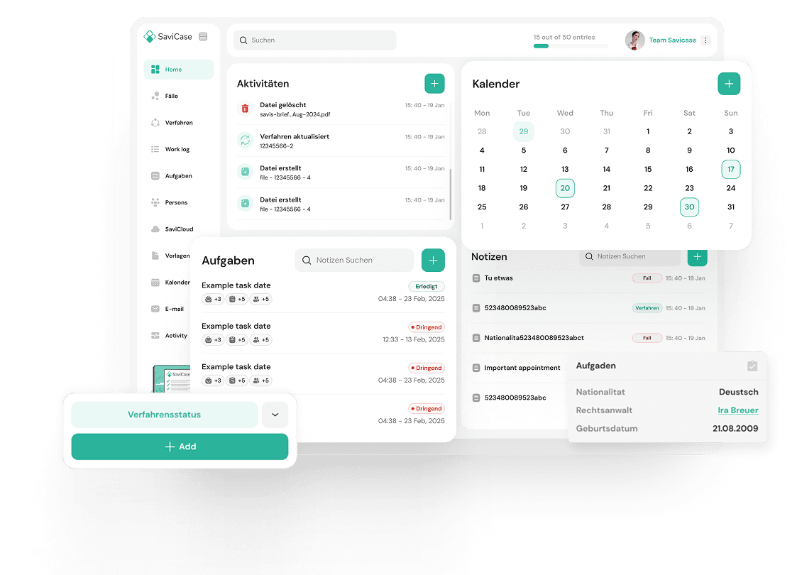 SaviCase Plattform